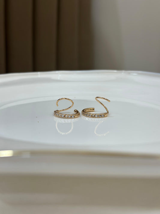 Zara Rosegold Earring