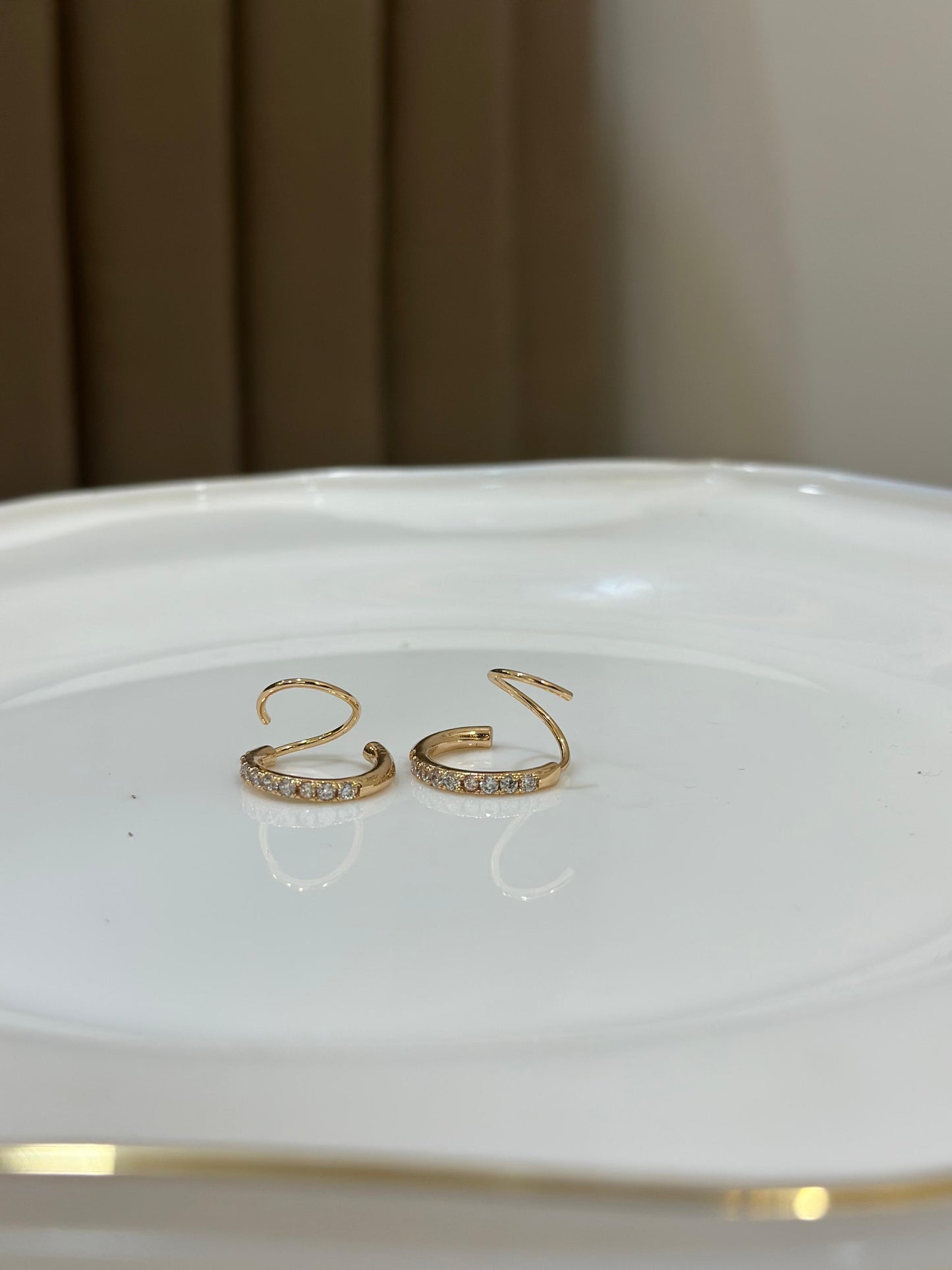 Zara Rosegold Earring