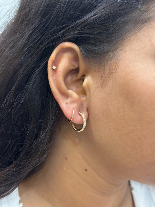 Zara Rosegold Earring