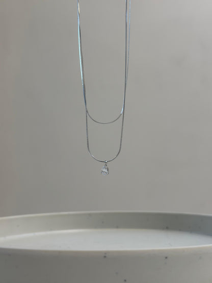 Droplet Layered Necklace
